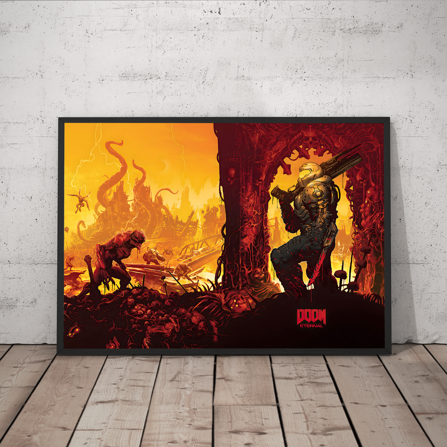 Doom Poster Print - Framed Options