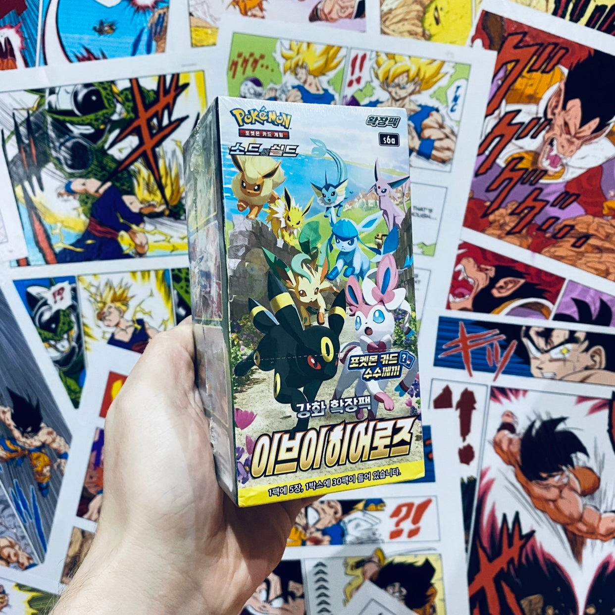 Pokemon Eevee Heroes Korean Booster Box S6a Pokemon Eevee Heroes Korean Booster Box S6a