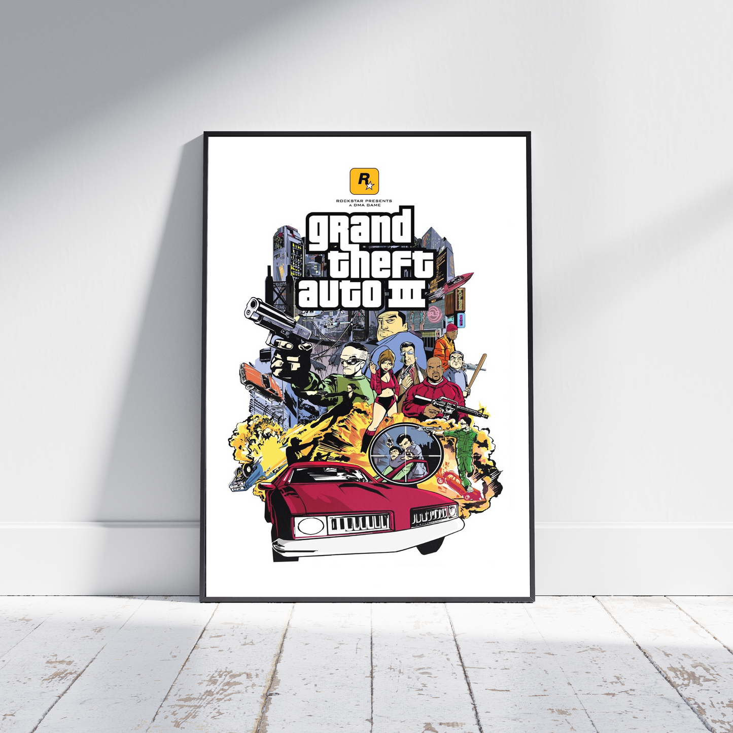 Grand Theft Auto 3 Poster Print - Framed Options