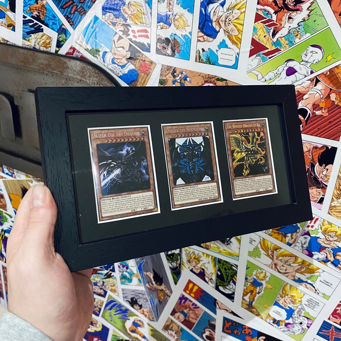 Yu-Gi-Oh! God Cards Framed Display MomentoBrand Yu-Gi-Oh! God Cards Framed Display MomentoBrand