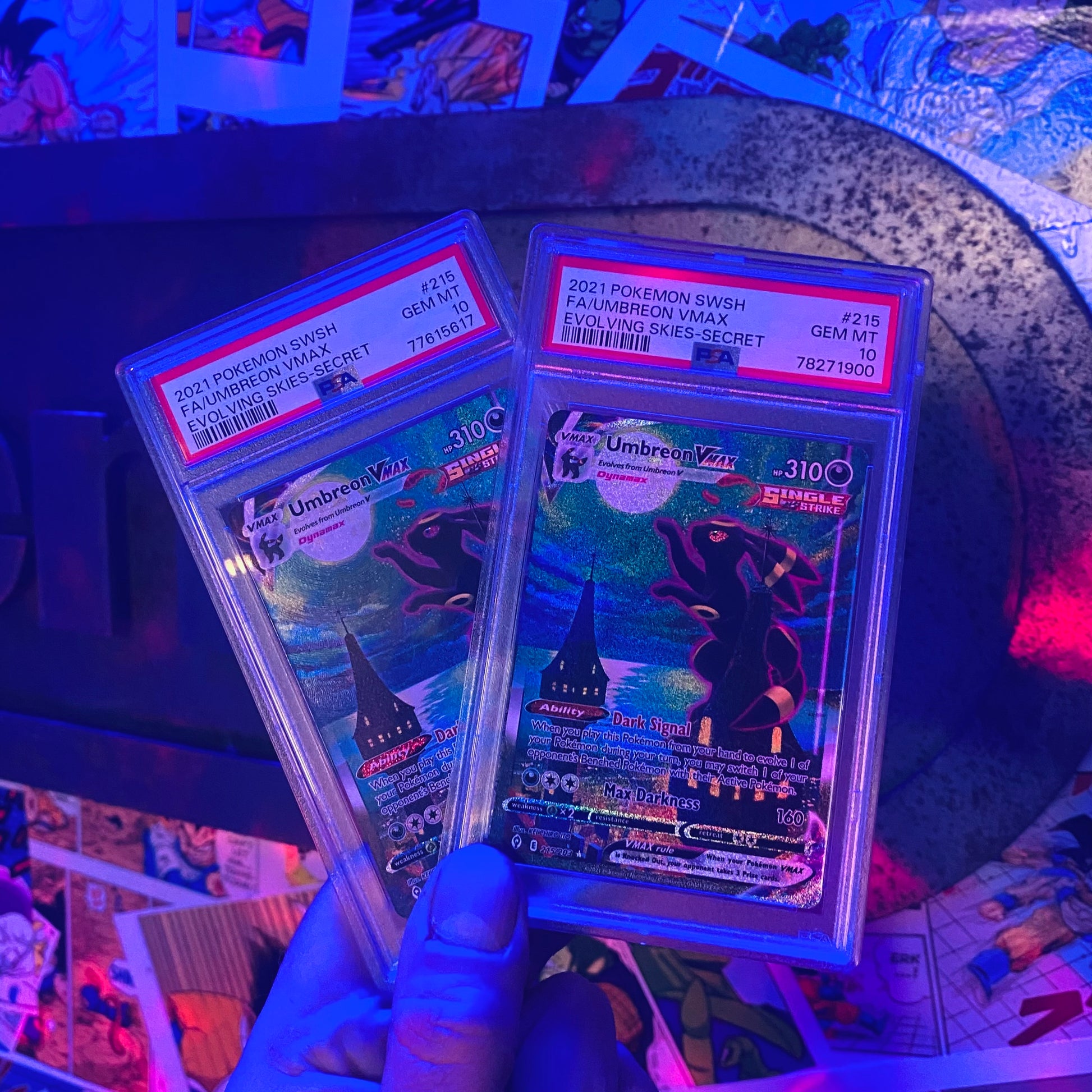 Pokemon PSA 10 Moonbreon - Umbreon Vmax Evolving Skies 215/203 MomentoBrand Pokemon PSA 10 Moonbreon - Umbreon Vmax Evolving Skies 215/203 MomentoBrand