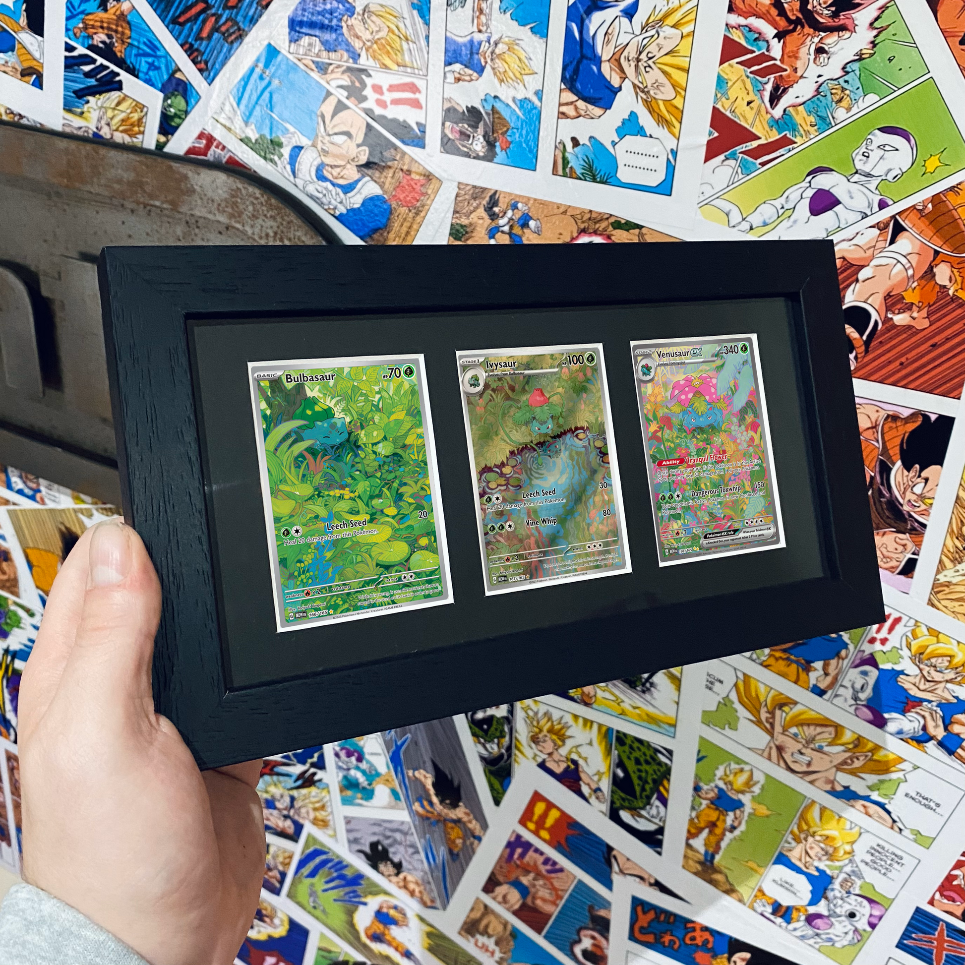 Pokemon 151 Leaf Starter Card Frame MomentoBrand Pokemon 151 Leaf Starter Card Frame MomentoBrand