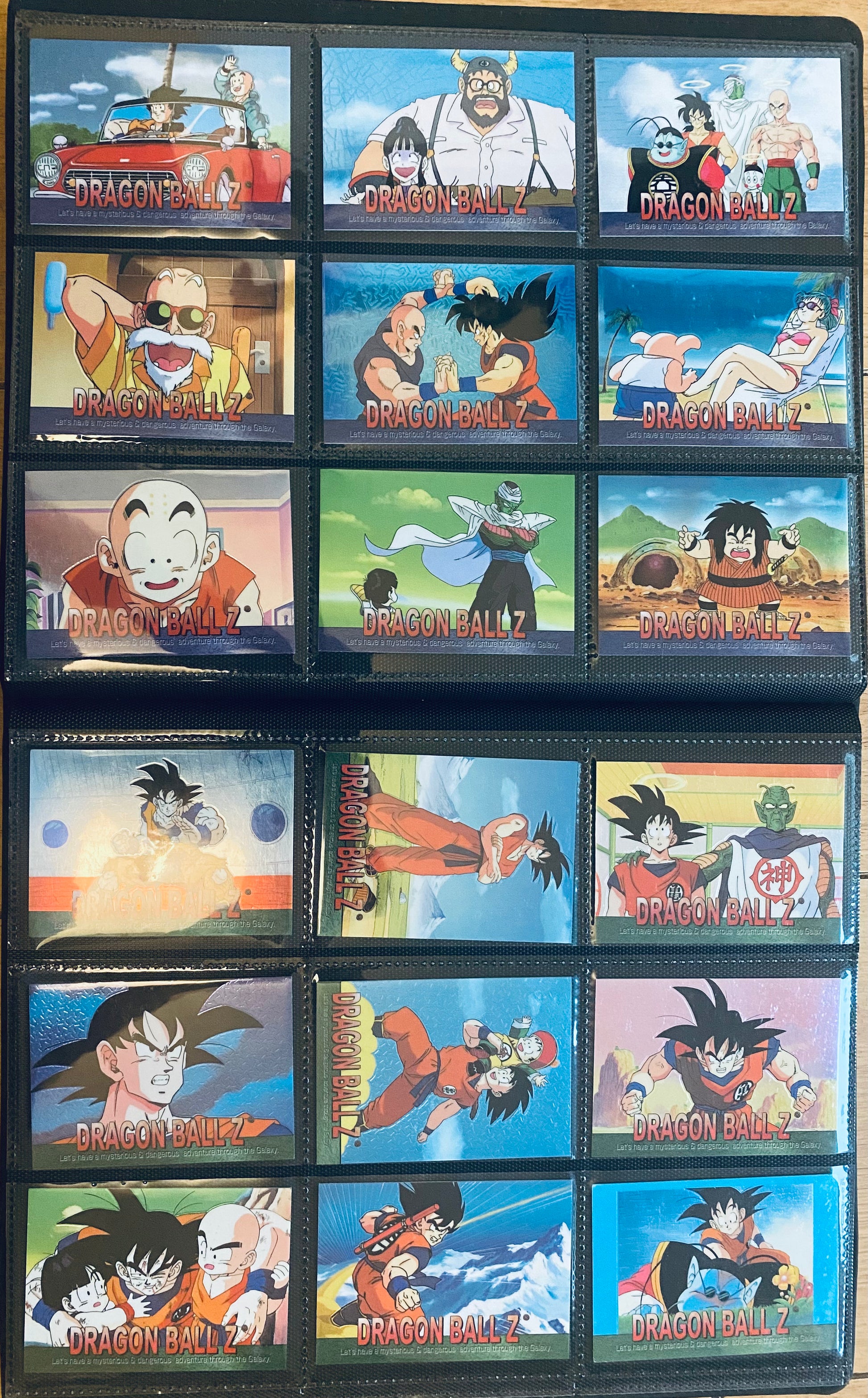 dragonball card binder Dragonball Z Full Chromium Set + Binder – MomentoBrand