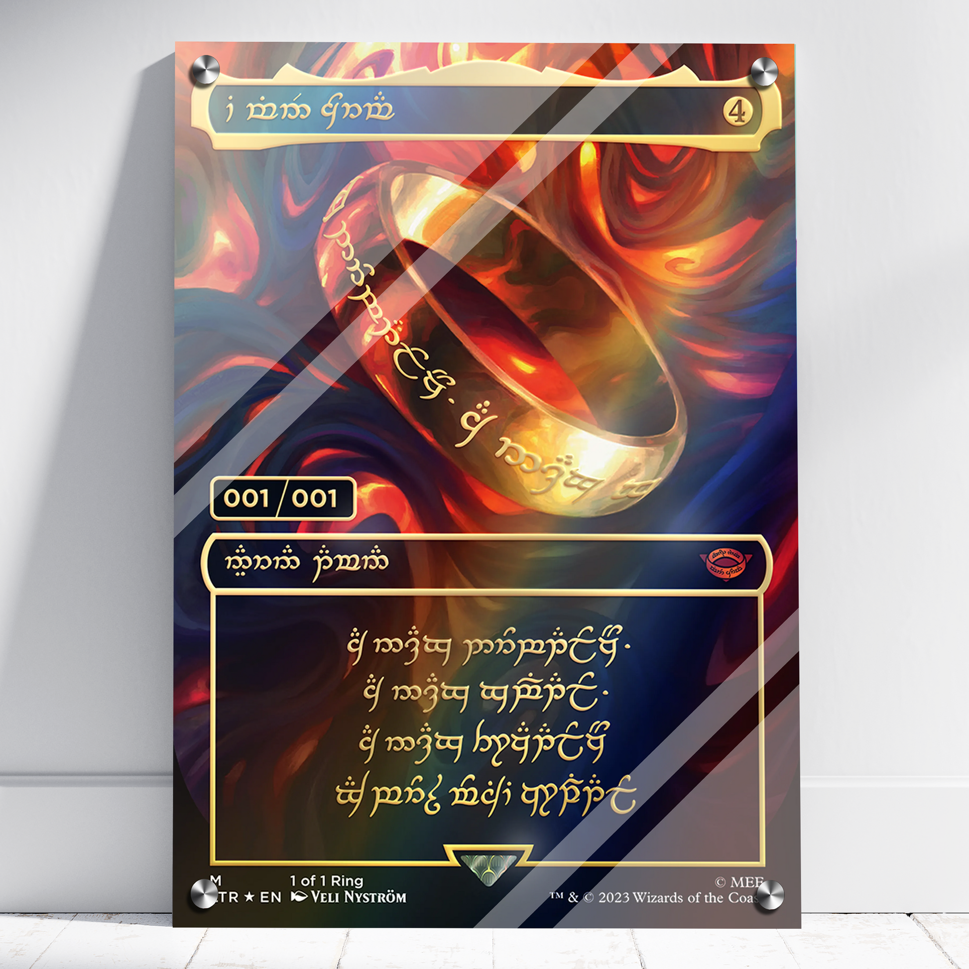 Magic: The Gathering Lord of the Rings 1 of 1 Specialised Print MomentoBrand Magic: The Gathering Lord of the Rings 1 of 1 Specialised Print MomentoBrand