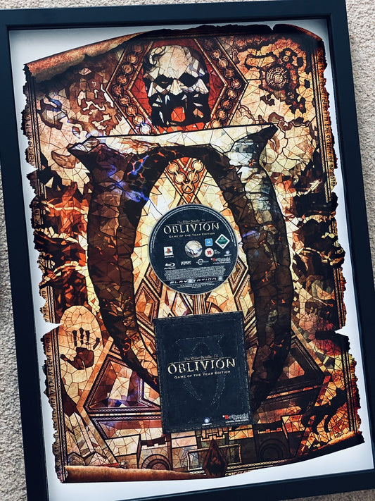 Elder scrolls Framed theme, Gaming, Skyrim, Oblivion, Poster, Game